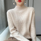 Aria | Kaschmir Zopfmuster Pullover