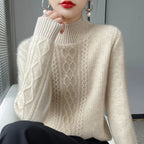 Aria | Kaschmir Zopfmuster Pullover