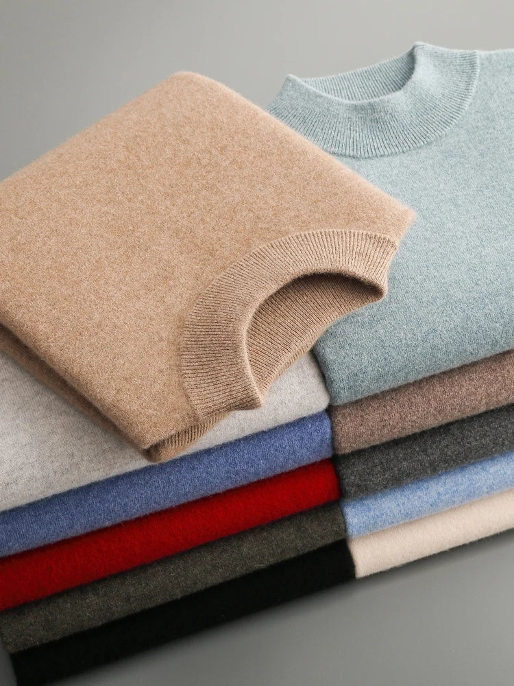 Ironclad | Luxuriöser Merino Stehkragenpullover für Männer