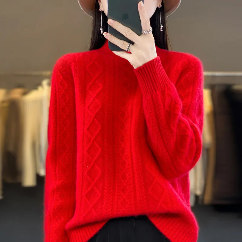 Auréne | Kaschmir-Musterstrickpullover