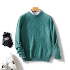 Zenith Diamant-Strick Merinowoll-Pullover