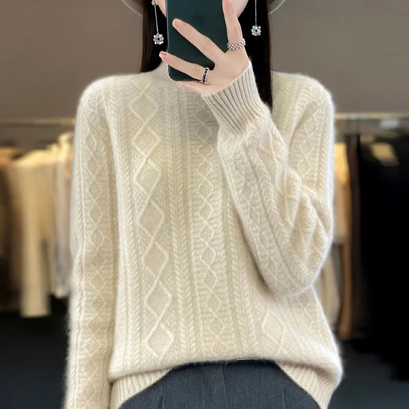 Auréne | Kaschmir-Musterstrickpullover