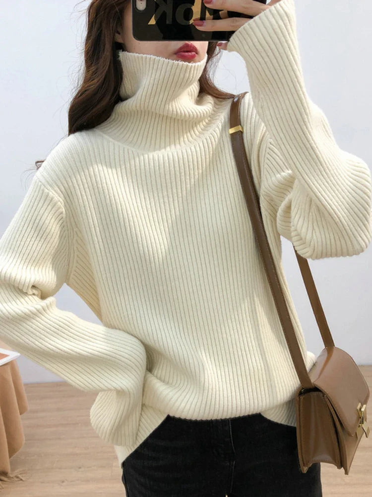 Maribelle | Kaschmir Rippen-Turtleneck