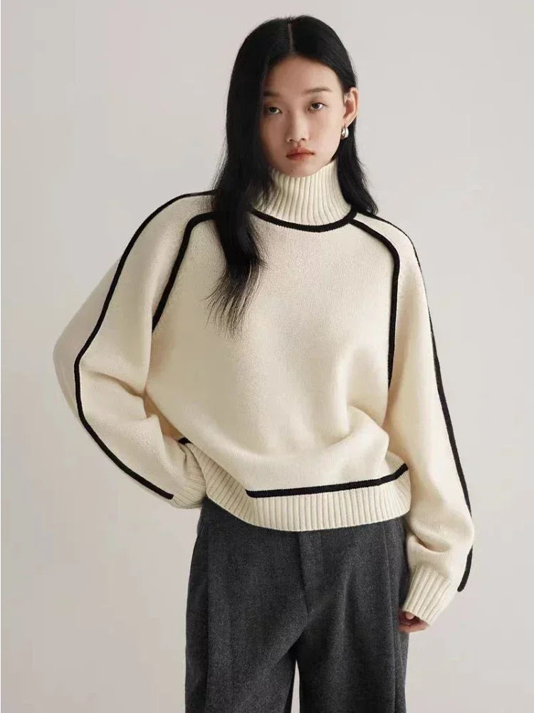Noëlla | Signature Kaschmir-Kontrast pullover