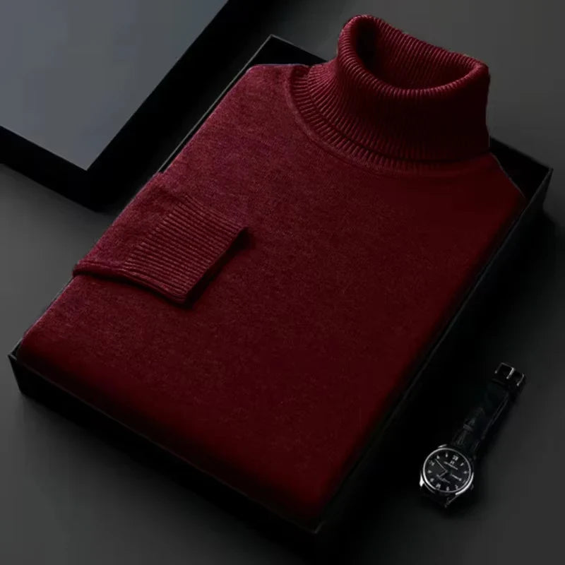 Aldren Genève™ | Luxuriöser Merino Rollkragenpullover für Männer