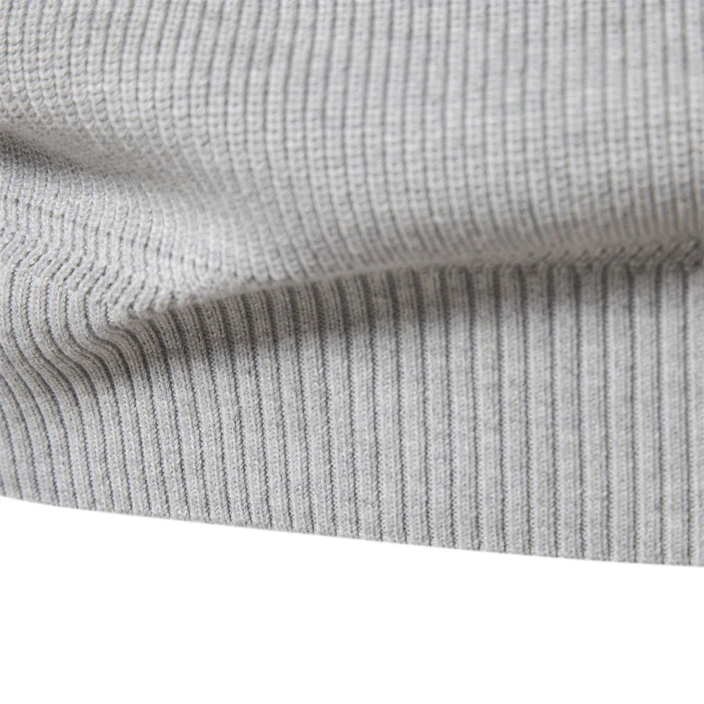 Rheinford & Co.™ | Luxus Wolle Halb-Zip Pullover für Männer