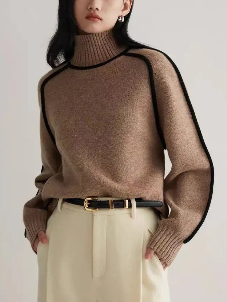 Noëlla | Signature Kaschmir-Kontrast pullover
