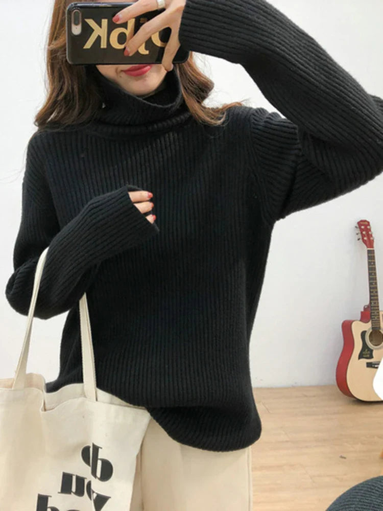 Maribelle | Kaschmir Rippen-Turtleneck