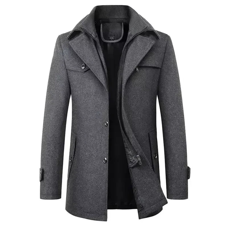 Fenwicke™ Wolle-Mischung Übermantel