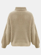 Gwenora London | Texturiert Kaschmir Rollkragenpullover