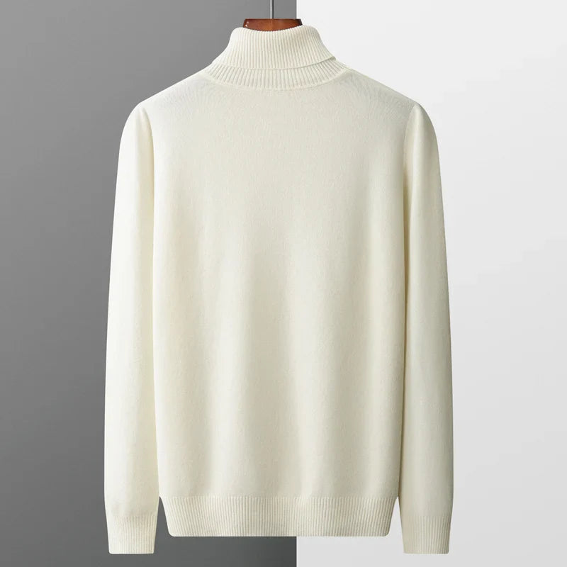Halston & Hunt™ | Luxus Merino Rollkragenpullover für Männer