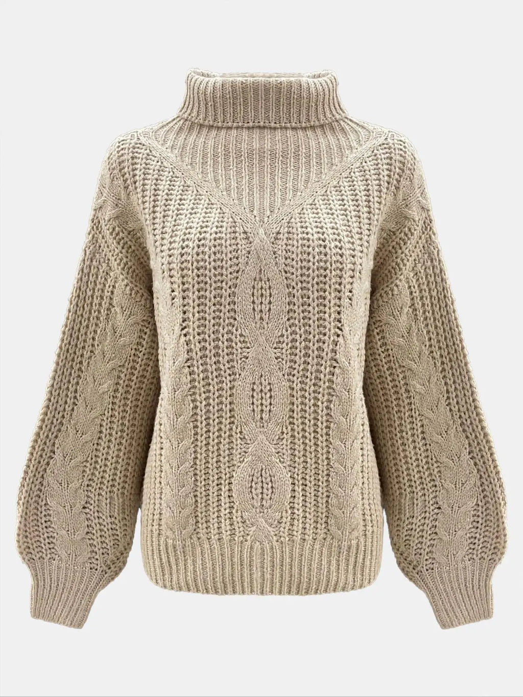 Gwenora London | Texturiert Kaschmir Rollkragenpullover