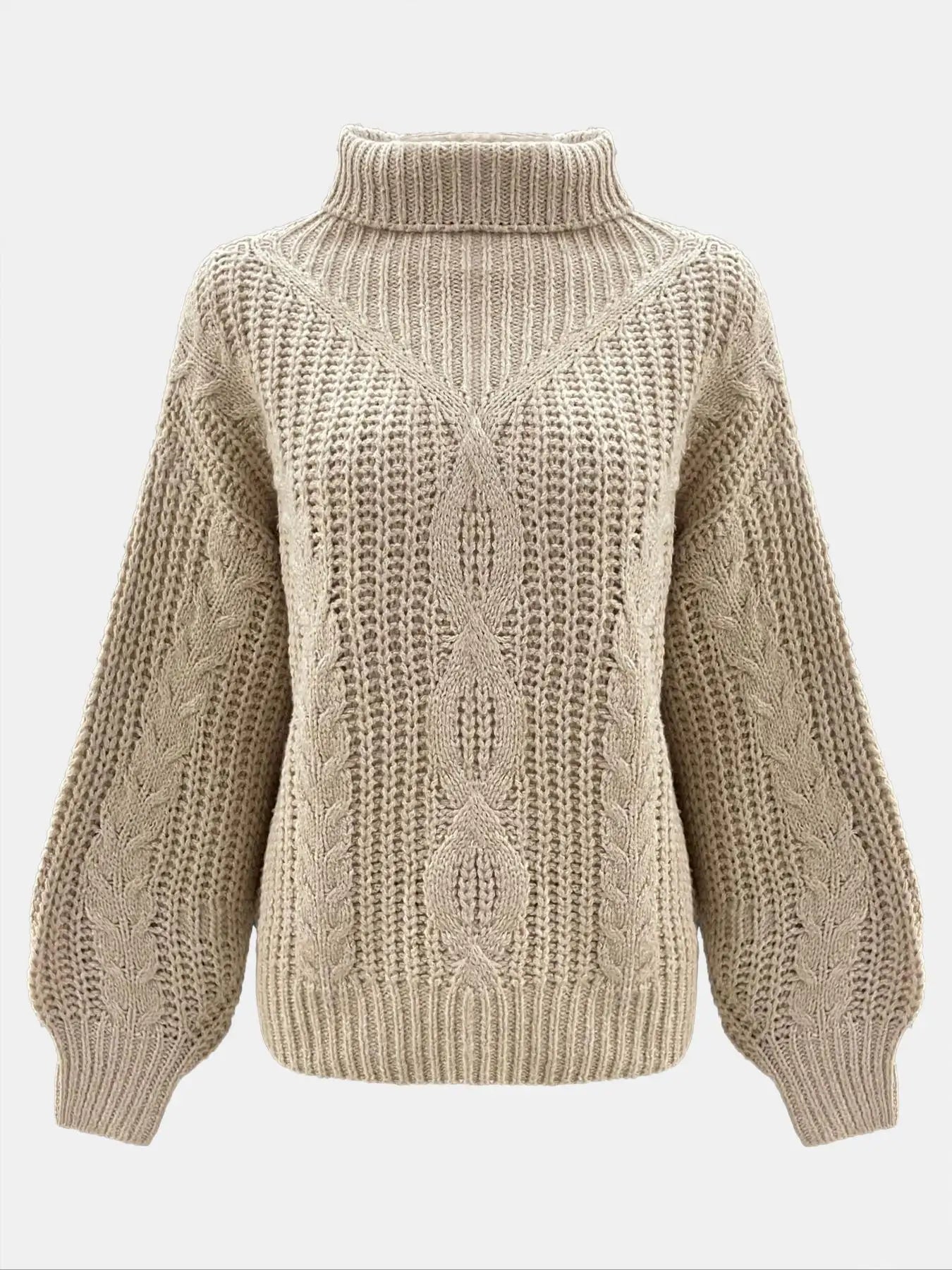 Gwenora London | Texturiert Kaschmir Rollkragenpullover