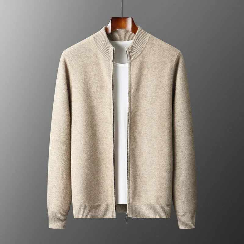 Eastbourne™ | Luxe Merino Zip Cardigan für Männer