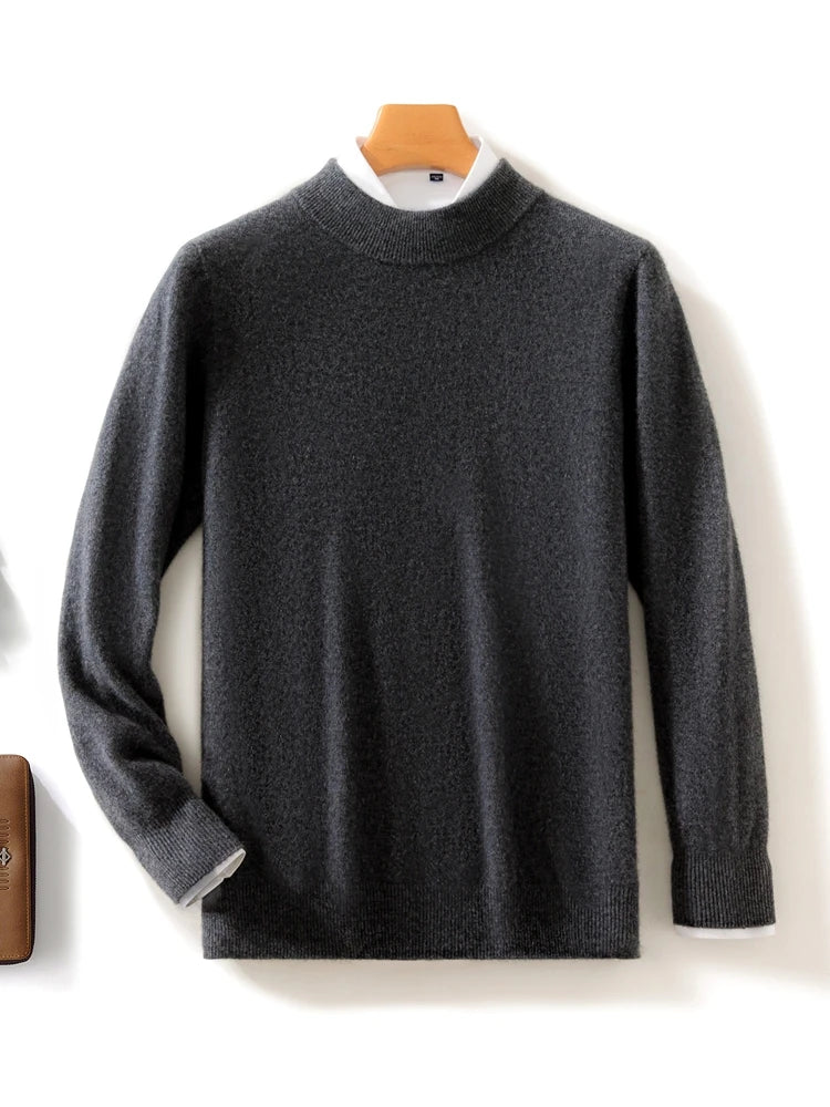 Ironclad | Luxuriöser Merino Stehkragenpullover für Männer