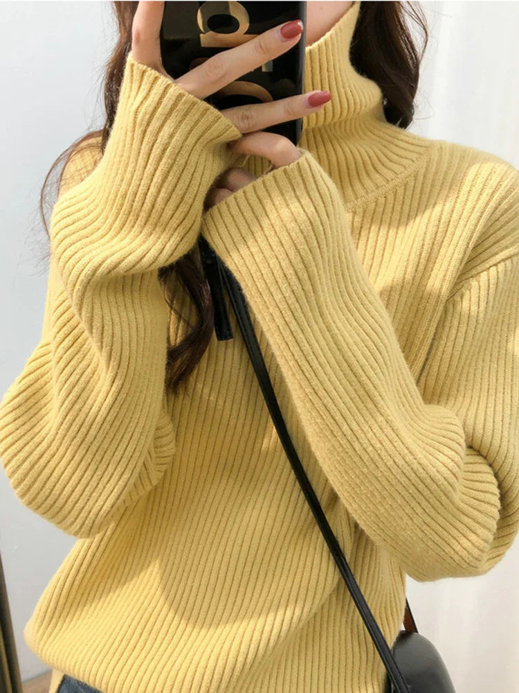 Maribelle | Kaschmir Rippen-Turtleneck