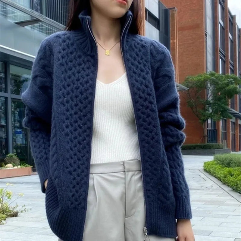 Elowen Cashmere Zip-Jacke