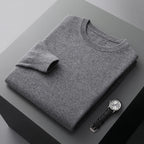 Solis | Luxuriöser Merino Rundhals-Pullover für Männer