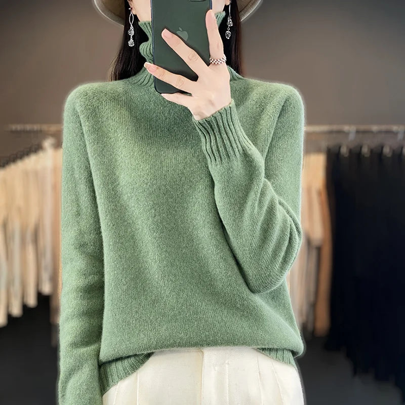 Seraphine | Kaschmir Klassisch Crew Pullover