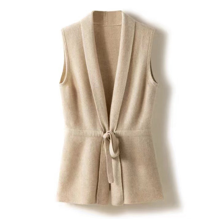 Calyra Weichs Cashmere Binder-Weste