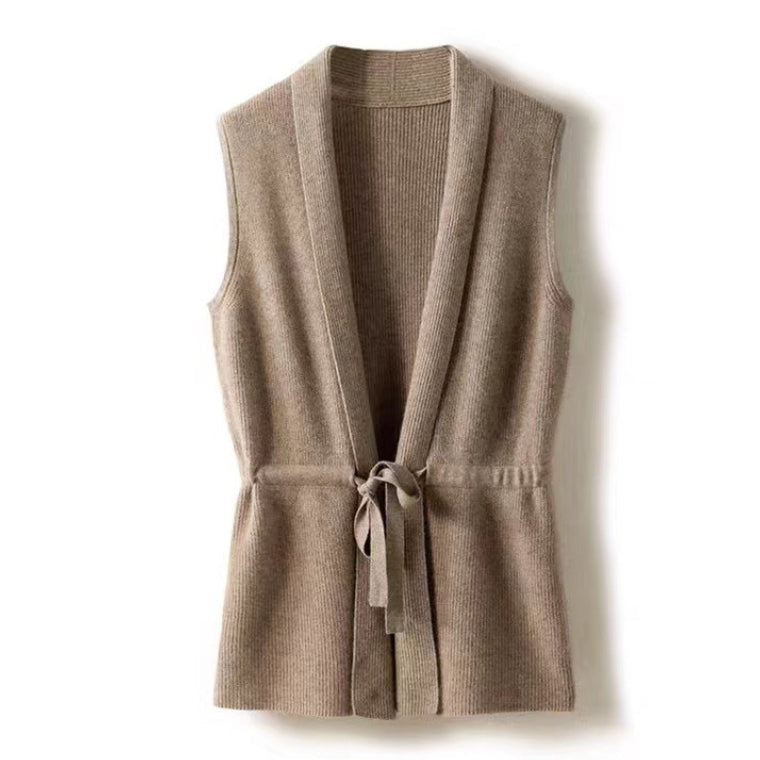 Calyra Weichs Cashmere Binder-Weste