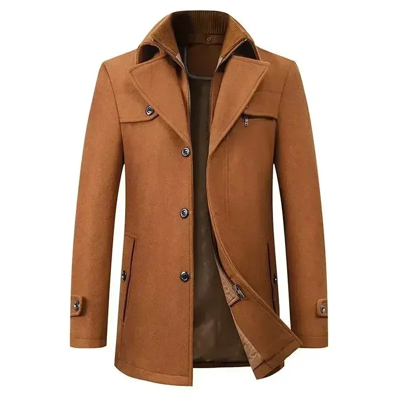 Fenwicke™ Wolle-Mischung Übermantel