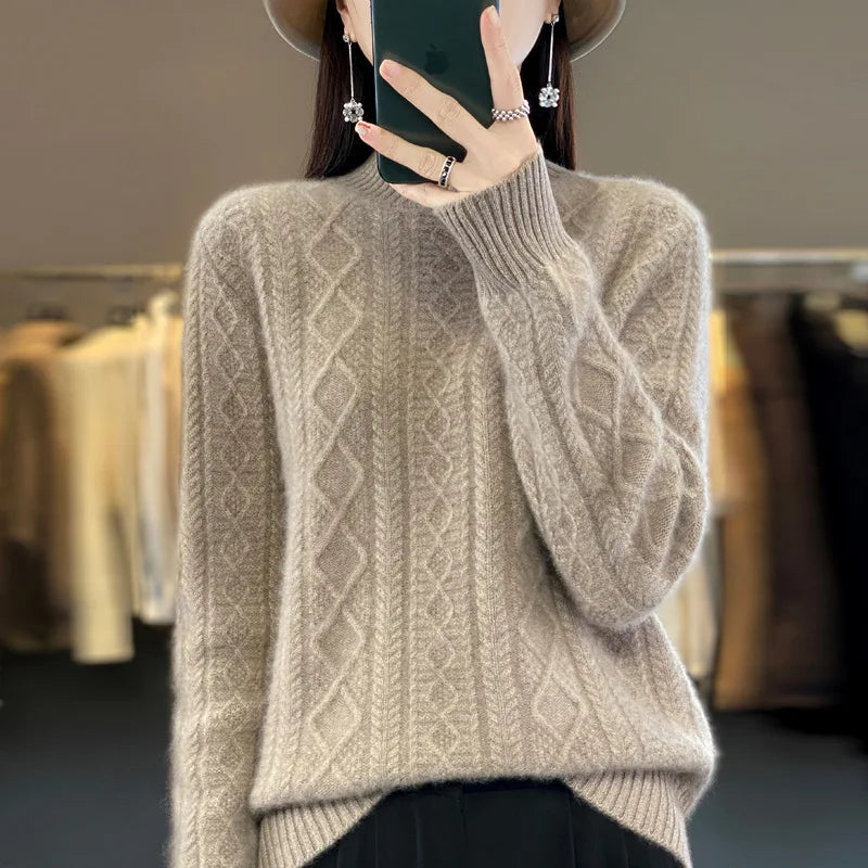 Auréne | Kaschmir-Musterstrickpullover