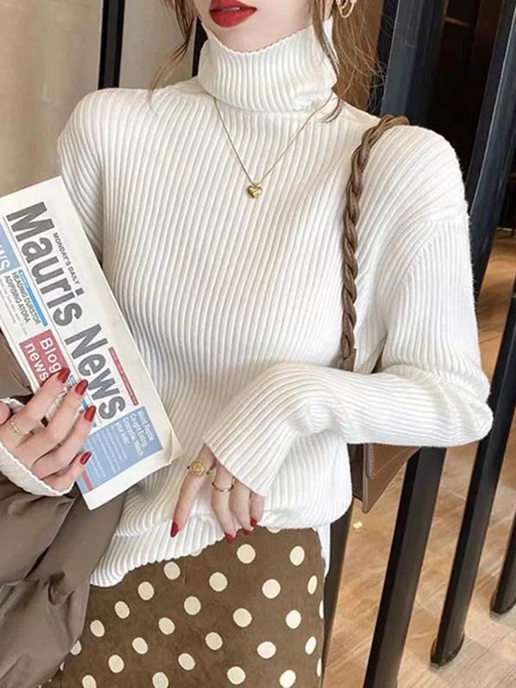 Maribelle | Kaschmir Rippen-Turtleneck