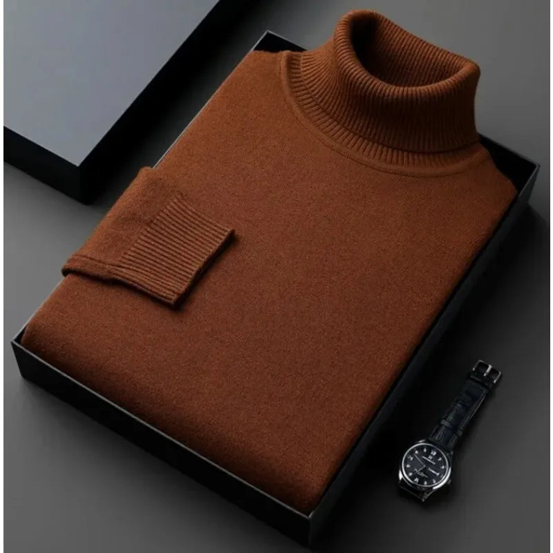 Aldren Genève™ | Luxuriöser Merino Rollkragenpullover für Männer