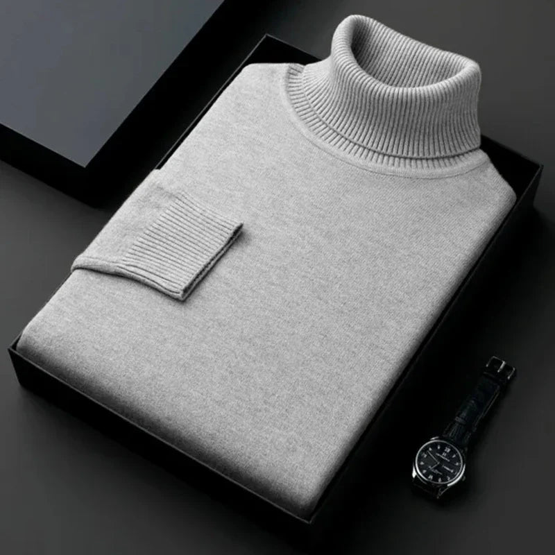Aldren Genève™ | Luxuriöser Merino Rollkragenpullover für Männer