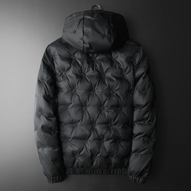 Quasar Witte Entenfedern-Jacke