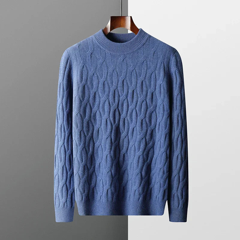 Valor Jacquard Kaschmir-Pullover