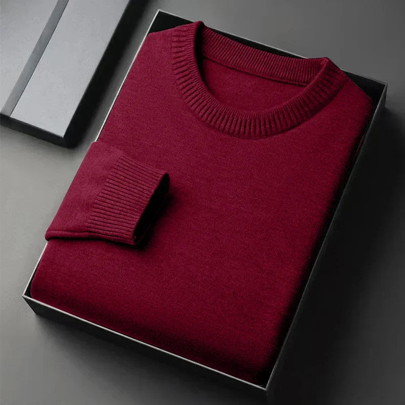 Haldenberg & Co.™ | Pure Kaschmir Rundhals-Pullover für Männer