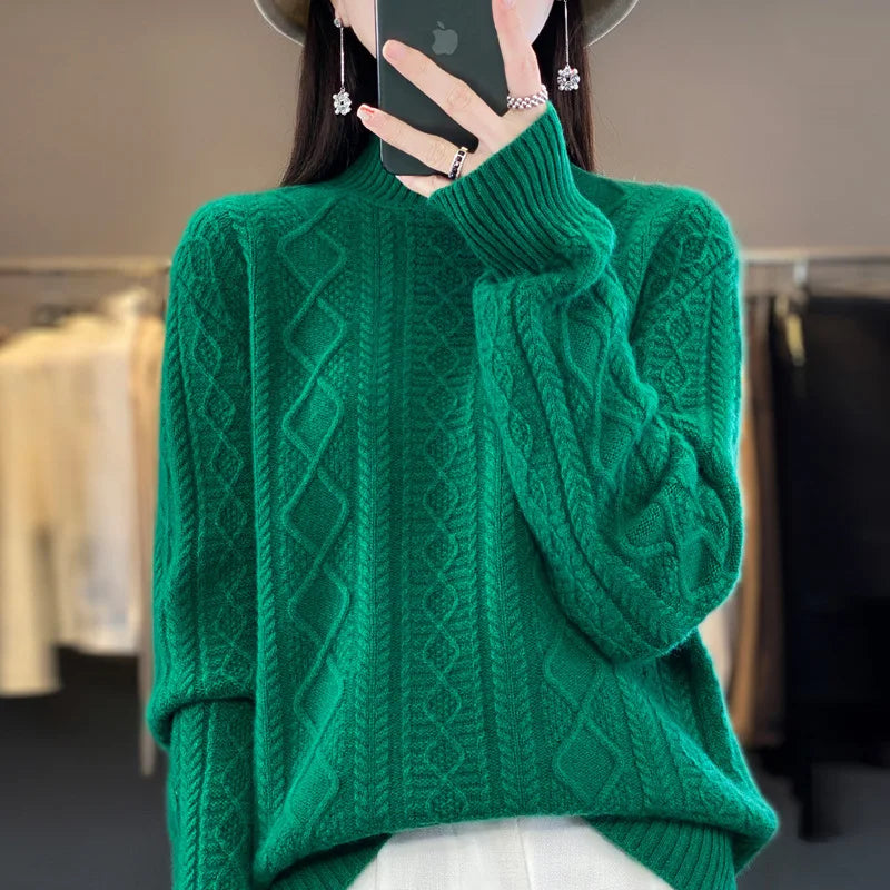 Auréne | Kaschmir-Musterstrickpullover