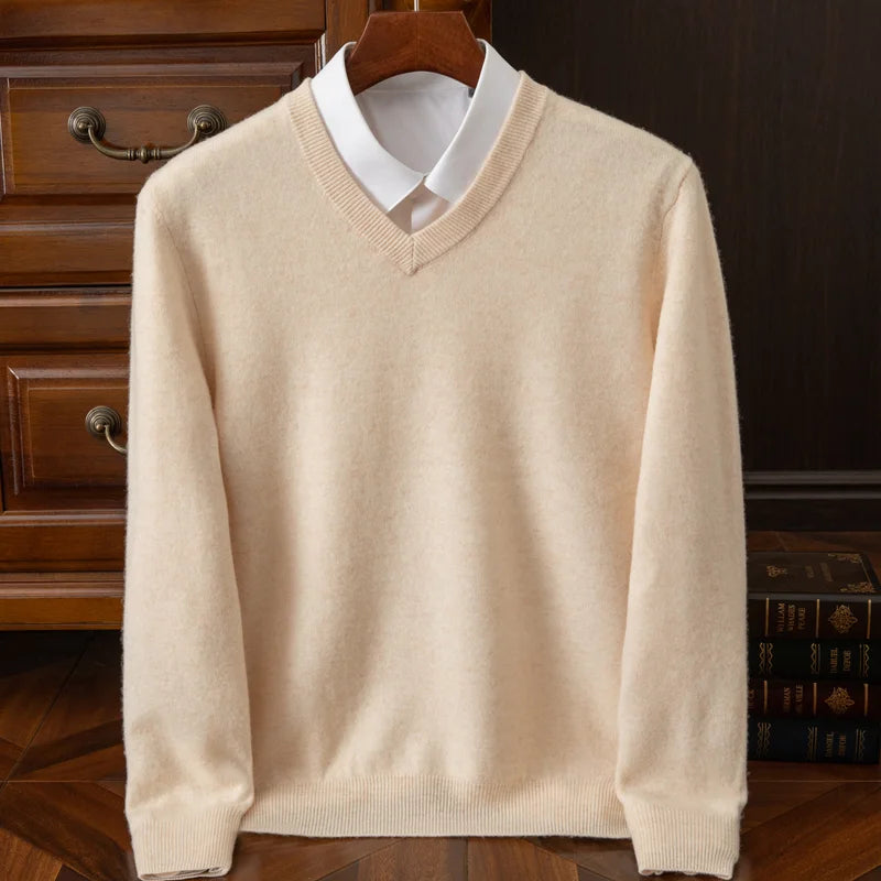 Solvay | Essentieller V-Ausschnitt Pullover