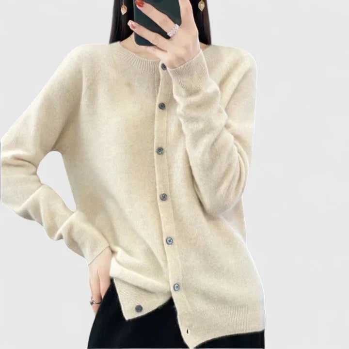 Lauxen | Bequemer Kaschmir-Cardigan