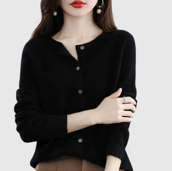 Lauxen | Bequemer Kaschmir-Cardigan