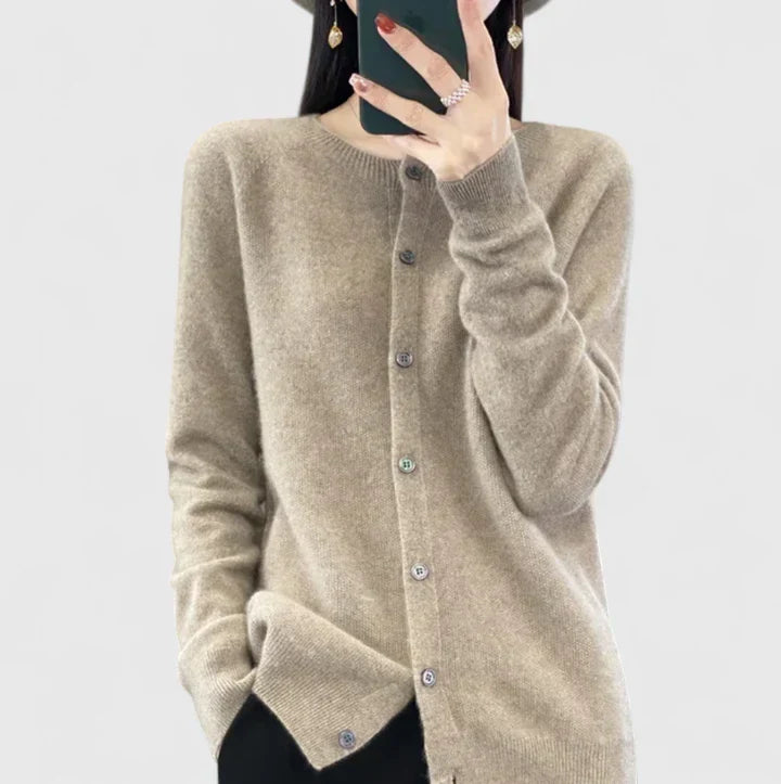 Lauxen | Bequemer Kaschmir-Cardigan