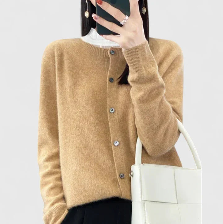 Lauxen | Bequemer Kaschmir-Cardigan