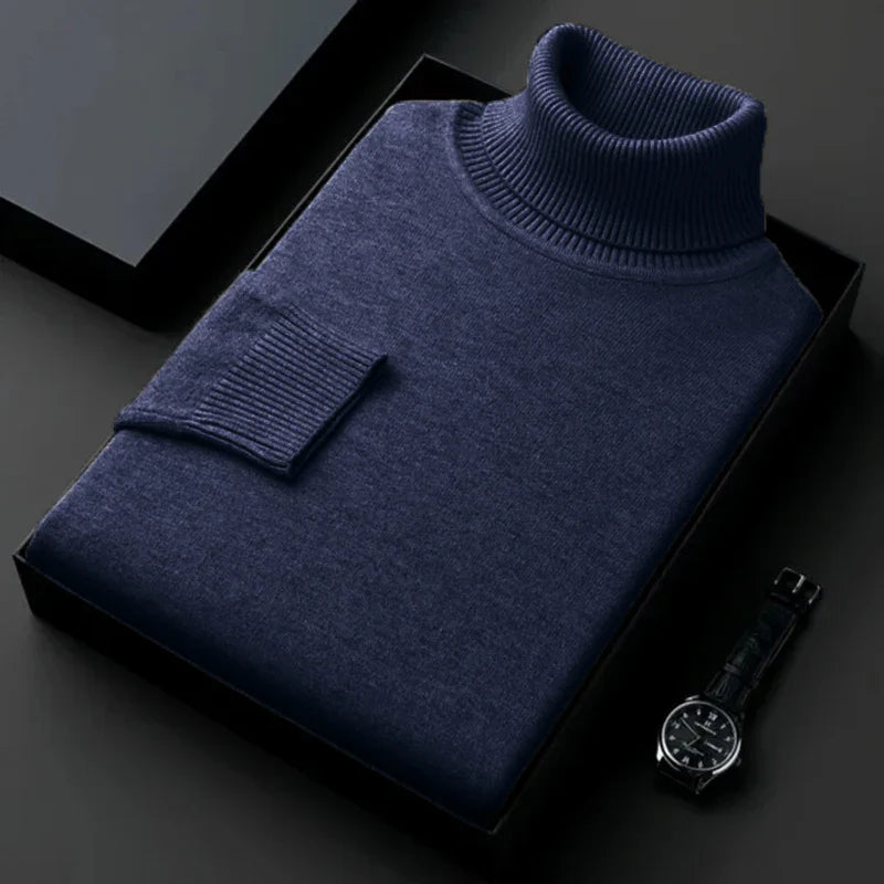 Aldren Genève™ | Luxuriöser Merino Rollkragenpullover für Männer