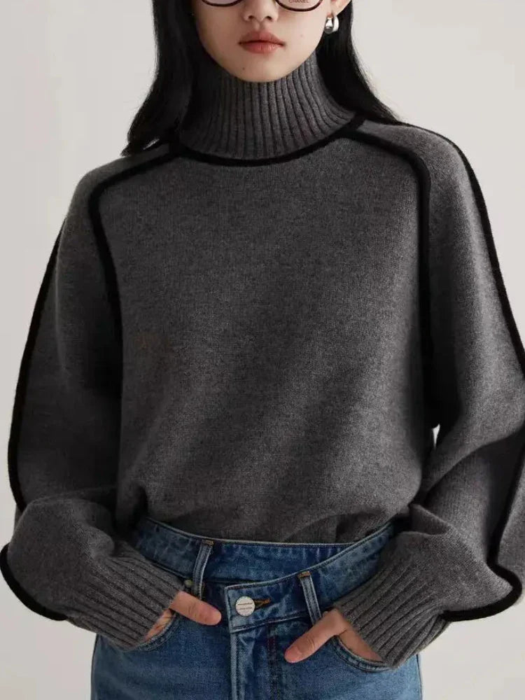 Noëlla | Signature Kaschmir-Kontrast pullover