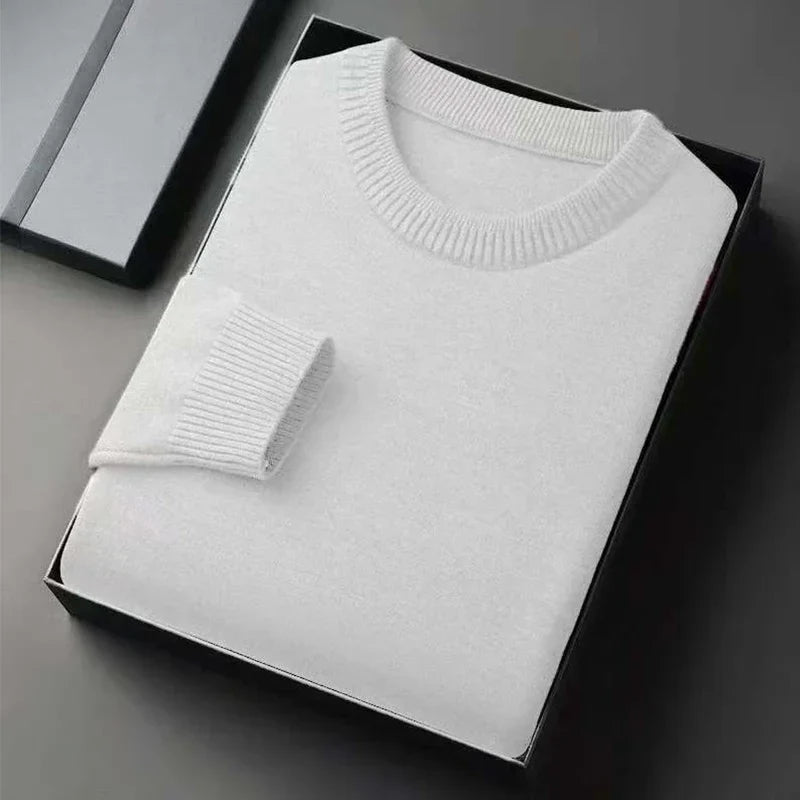 Haldenberg & Co.™ | Pure Kaschmir Rundhals-Pullover für Männer