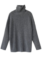 Althea | Kaschmir Oversized Ripp-Turtleneck