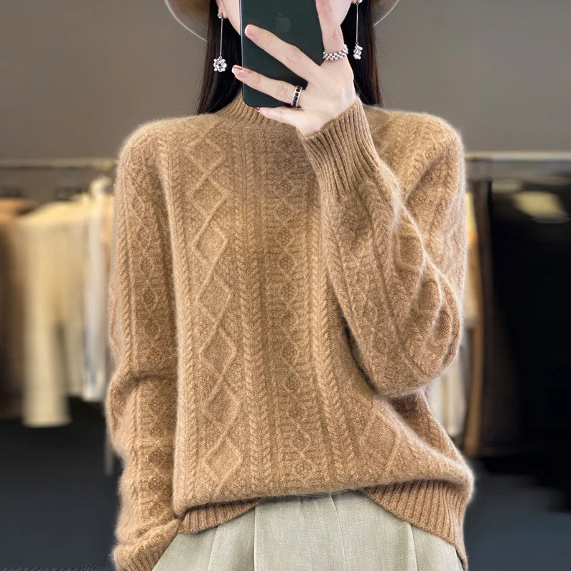 Auréne | Kaschmir-Musterstrickpullover