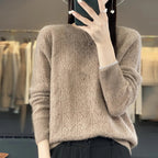 Opaline | Weicher Creme Kaschmirpullover