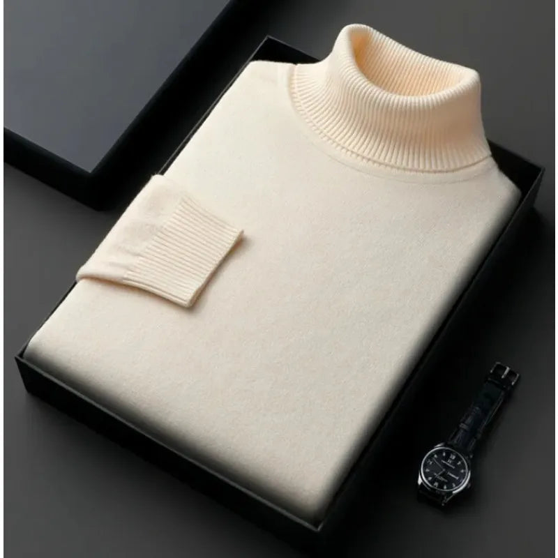 Aldren Genève™ | Luxuriöser Merino Rollkragenpullover für Männer