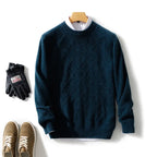 Zenith Diamant-Strick Merinowoll-Pullover