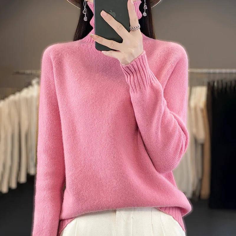 Seraphine | Kaschmir Klassisch Crew Pullover