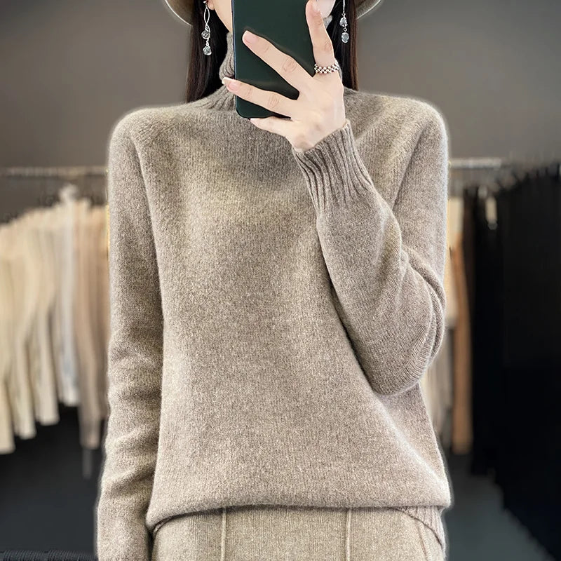 Seraphine | Kaschmir Klassisch Crew Pullover