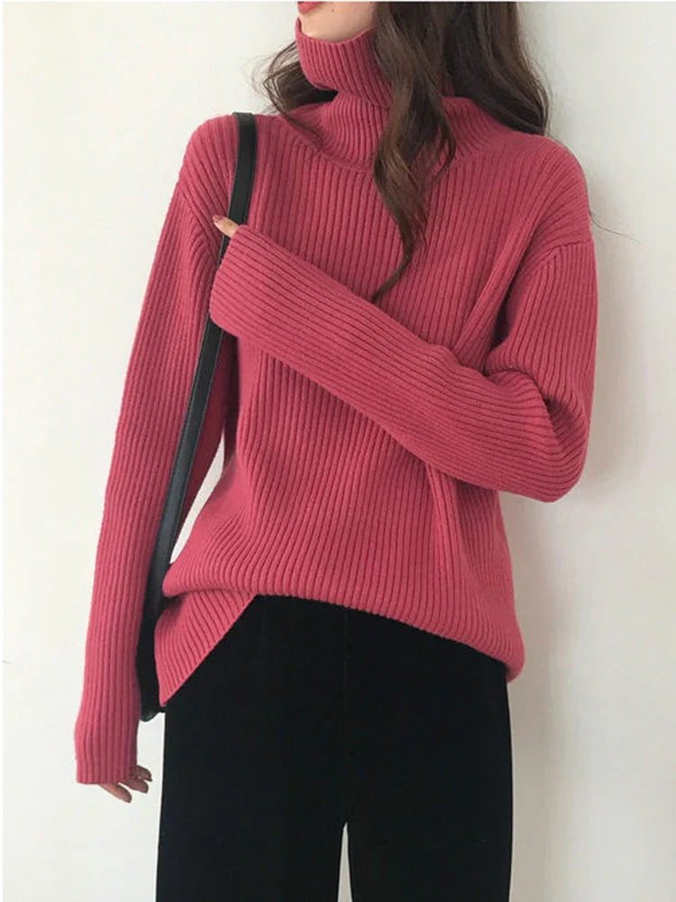 Maribelle | Kaschmir Rippen-Turtleneck